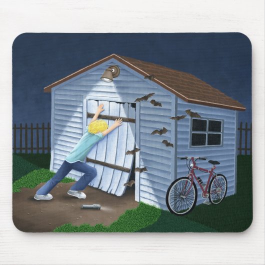 Tapis De Souris Les choses qui vont sauter dans la nuit (Devant)