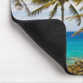 Tapis De Souris Les cocotiers (Cocos nucifera) se balancent dans (Coin)