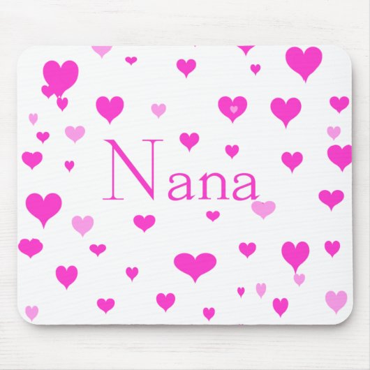 Tapis De Souris Les coeurs Mousepad de Nana (Devant)