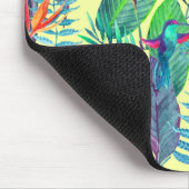 Tapis De Souris Les colibris d'aquarelle | ajoutent votre initiale (Coin)