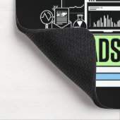 Tapis De Souris Les comptables le font entre les feuilles de calcu (Coin)