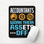 Tapis De Souris Les Comptables Travaillent Leurs Actifs Sur Les CP (Avec souris)