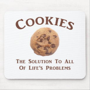 Tapis De Souris Les cookies résolvent des problèmes
