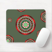 Tapis De Souris Les couleurs de Noël Mousepad (Avec souris)