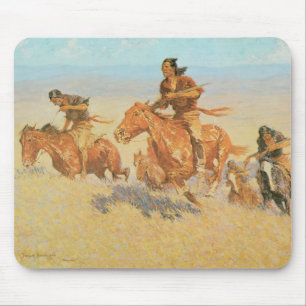 Tapis De Souris Les Coureurs de buffles, Big Horn Basin par Reming