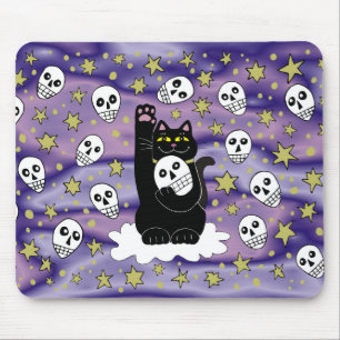 Tapis De Souris Les Crânes Sont Chanceux Ce Soir