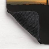 Tapis De Souris Les croix de crucifixion au coucher du soleil (Coin)