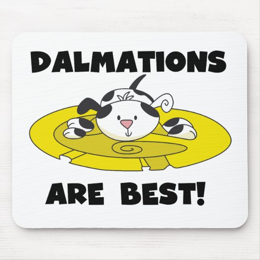 Tapis De Souris Les Dalmations sont les meilleurs Mousepad (Devant)