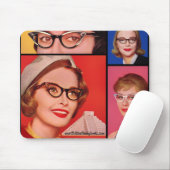 Tapis De Souris Les dames Mousepad (Avec souris)