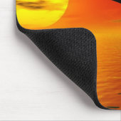 Tapis De Souris Les dauphins sautant le coucher du soleil Mousepad (Coin)
