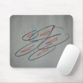 Tapis De Souris Les disques et Jive. (Avec souris)