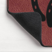 Tapis De Souris Les doubles fers à cheval ONT STIGMATISÉ MOUSEPAD (Coin)
