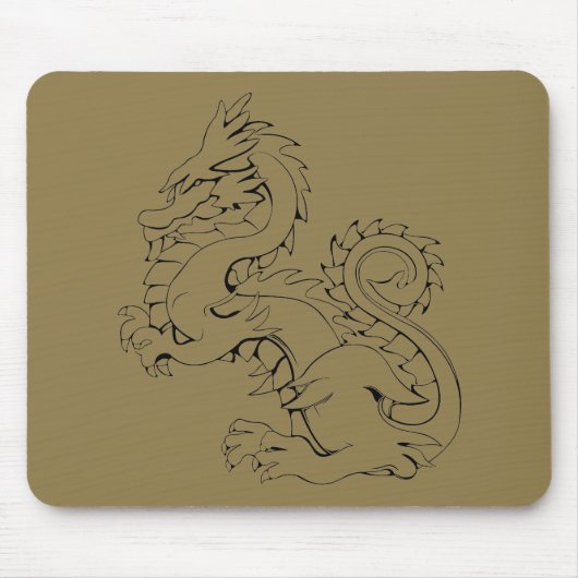 Tapis De Souris Les Dragons Asiatiques Tatsu Sont Des Créatures My (Devant)