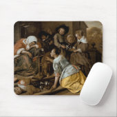 Tapis De Souris Les effets de l'intempérance, c.1663-65 (Avec souris)
