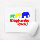 Tapis De Souris Les éléphants roulent ! (Avec souris)
