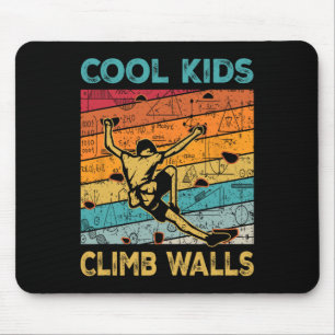 Tapis De Souris Les enfants cool grimpent aux murs Extremesport Es