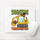 Tapis De Souris Les enfants creusent Thanksgiving Day Cool Excavat (Avec souris)