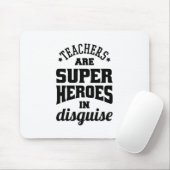Tapis De Souris Les Enseignants Sont De Super Héros En Disque (Avec souris)