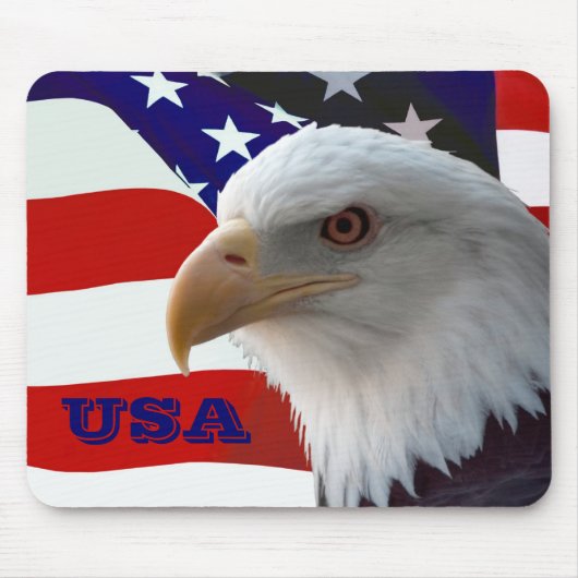 Tapis De Souris Les Etats-Unis Eagle Mousepad (Devant)