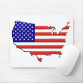 Tapis De Souris Les Etats-Unis Mousepad (Avec souris)
