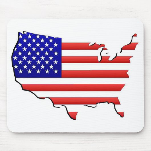 Tapis De Souris Les Etats-Unis Mousepad (Devant)