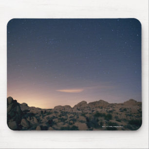 Tapis De Souris Les étoiles dans le ciel sur le désert 4