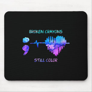 Tapis De Souris Les Femmes Crayons Craqués Est Toujours Couleur Ca