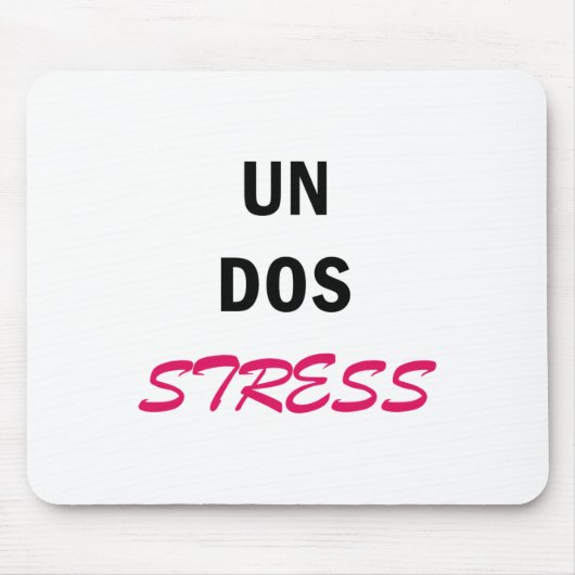 Tapis De Souris Les Femmes Drôle Un Dos Stress (Devant)