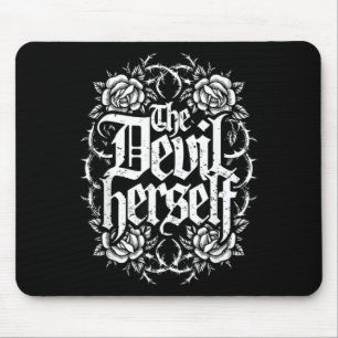 Tapis De Souris Les femmes rétro occultes diaboliques gothiques so