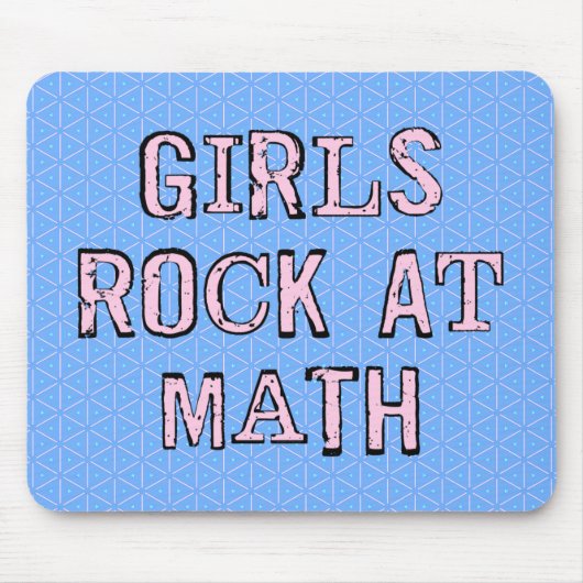 Tapis De Souris Les Filles Rock À Math (Devant)