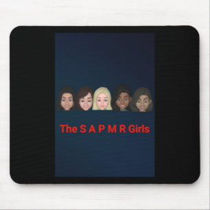 Tapis De Souris Les Filles S A P M R Le Mauvais Autocollant Bleu