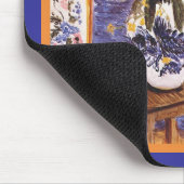 Tapis De Souris Les fleurs de Matisse dans un bol (Coin)