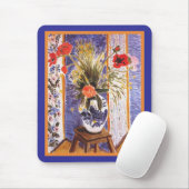 Tapis De Souris Les fleurs de Matisse dans un bol (Avec souris)