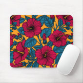 Tapis De Souris Les fleurs d'Hibiscus (Avec souris)