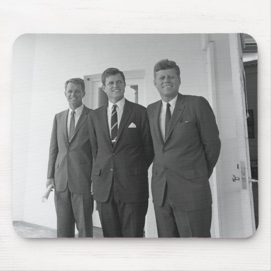 Tapis De Souris Les frères de Kennedy -- John, Robert, et Ted (Devant)