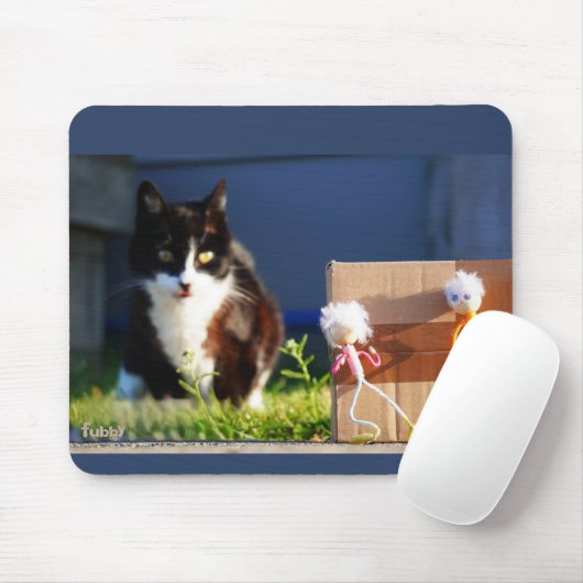 Tapis De Souris Les Fubby jouent à cache-cache avec Kat Ping. (Avec souris)