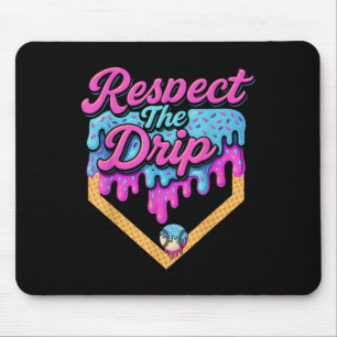 Tapis De Souris Les Garçons De Baseball Accueil Plate Glace Crème 