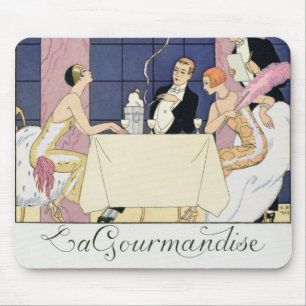 Tapis De Souris Les gourmands, 1920-30 (copie de pochoir)