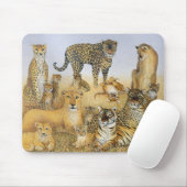 Tapis De Souris Les grands chats (Avec souris)