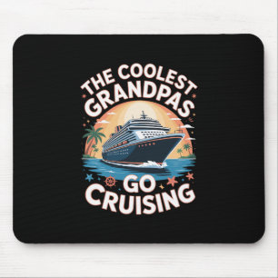 Tapis De Souris Les Grands-Pères les Plus Cool Vont en Croisière G