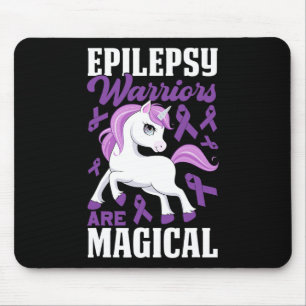 Tapis De Souris Les guerriers de l'épilepsie sont magiques violet