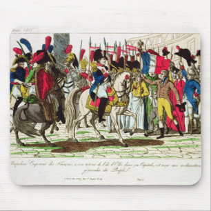 Tapis De Souris Les habitants du napoléon de acclamation de Paris