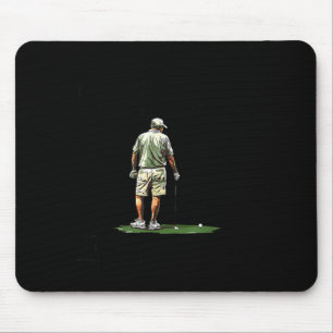 Tapis De Souris Les hommes jouent au golf Eighties Drôle golfeur G