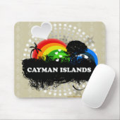 Tapis De Souris Les Îles Caïman fruitées mignonnes (Avec souris)