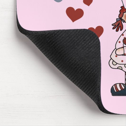 Tapis De Souris Les infirmières donnent des T-shirts et des cadeau (Coin)