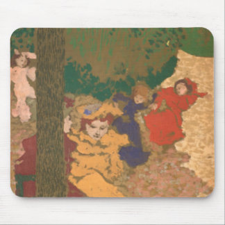Tapis De Souris Les jardins publics : Jeu de jeunes filles