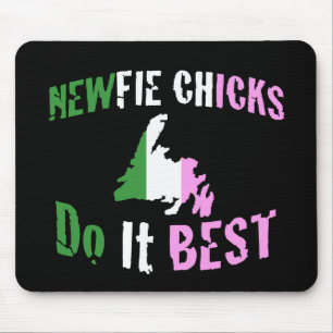 Tapis De Souris Les jeunes filles font le mieux Mousepad