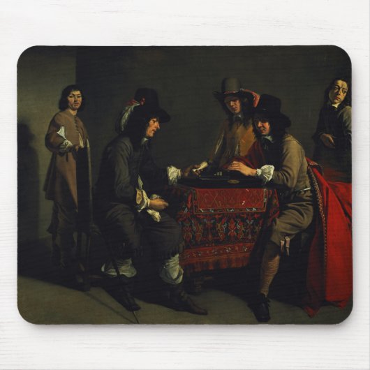 Tapis De Souris Les joueurs de backgammon (Devant)