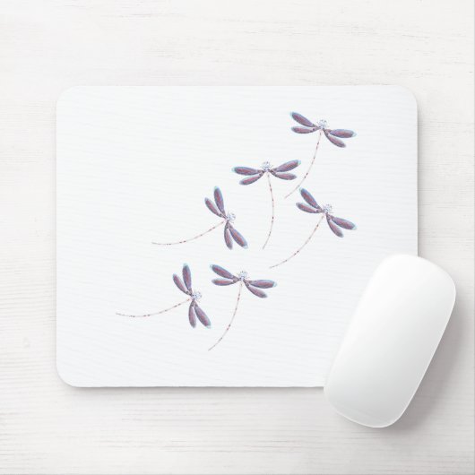 Tapis De Souris Les libellules en vol (Avec souris)