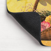 Tapis De Souris Les libellules sur le panier de fleurs Nature (Coin)